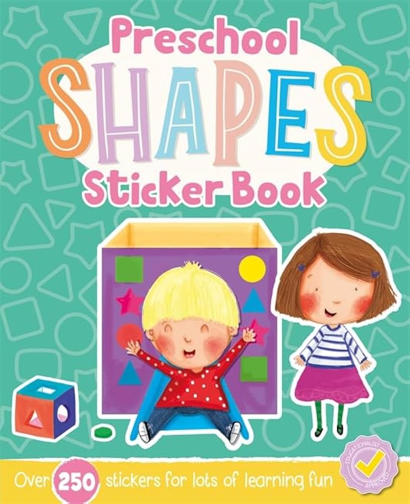 Preschool Shapes Sticker Book