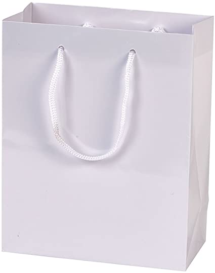 Gift Bag White 14 x 8 x H 18Cm