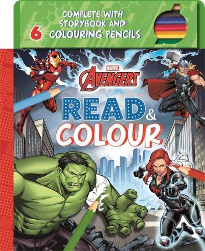 Marvel Avengers Read & Colour