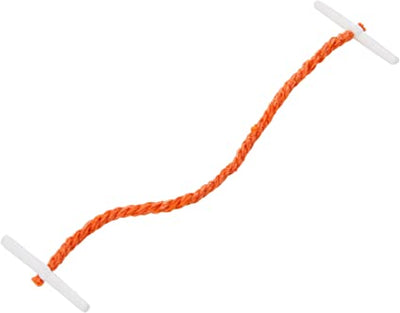 Treasury Tag Plastic Ended 102Mm Orange X100Pcs