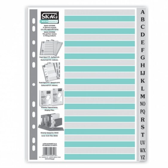 Dividers A-Z