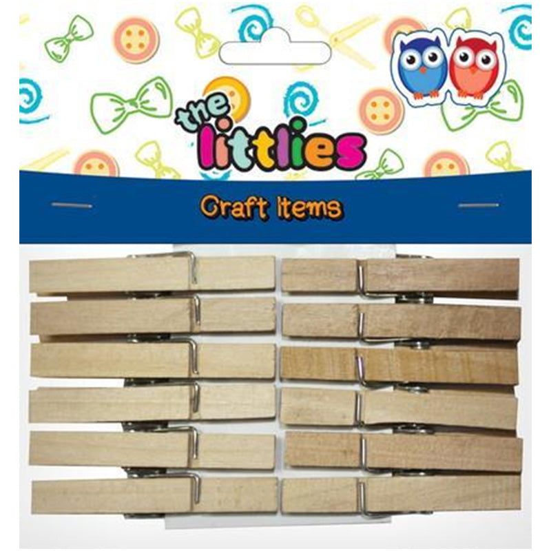 Wooden Pegs 48Mm