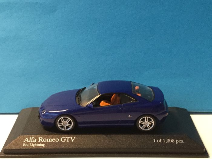 Alfa Romeo Gtv 2003 Blue Metallic 1:43