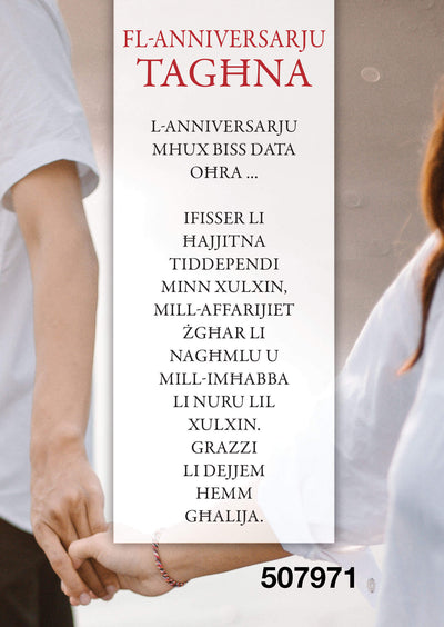 Fl-Anniversarju Tagħna