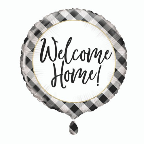 Welcome Home 18inch Foil Balloon - Air or Helium.