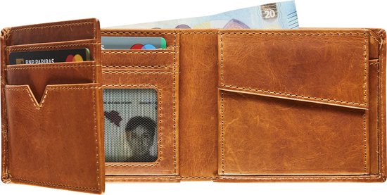 Maverick New Men Leather Wallet with 2 Bill Compartments