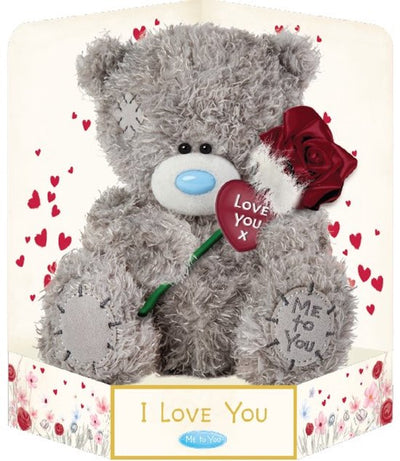 Me to You Plush Bear Love You 16cm with Rose