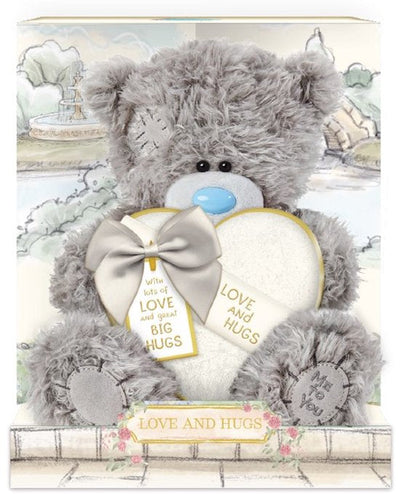 Me to You Tatty Teddy Signature Plush Bear 'Love & Hugs Heart' 19cm