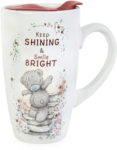 Me to You Tatty Teddy Ceramic Travel Mug 'Keep Shining & Smile Bright'