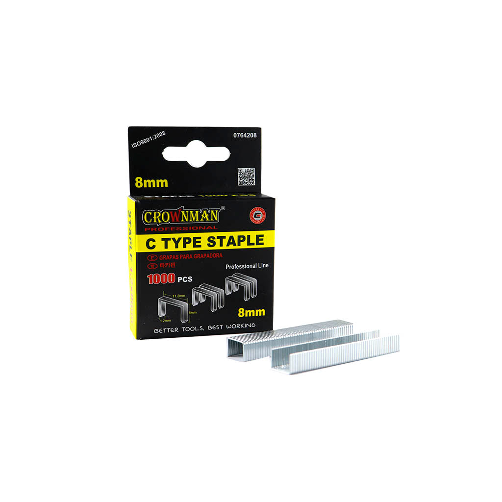 Staples for Stapler gun 8mm x 1000 pcs