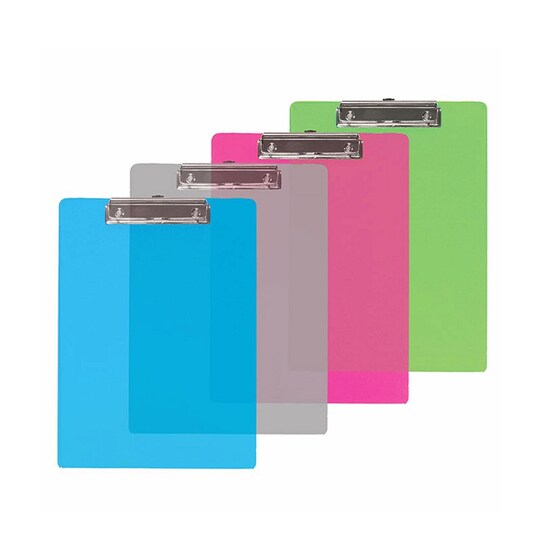 Clipboard Neon A4 Transparent