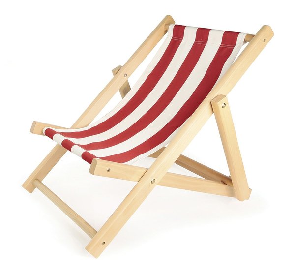 Kids Deckchair Red