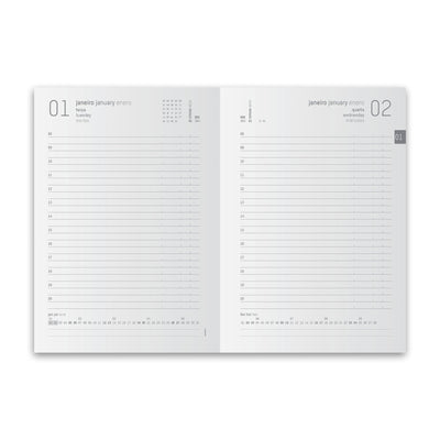 Classic padded Diary 2026 1 day a page