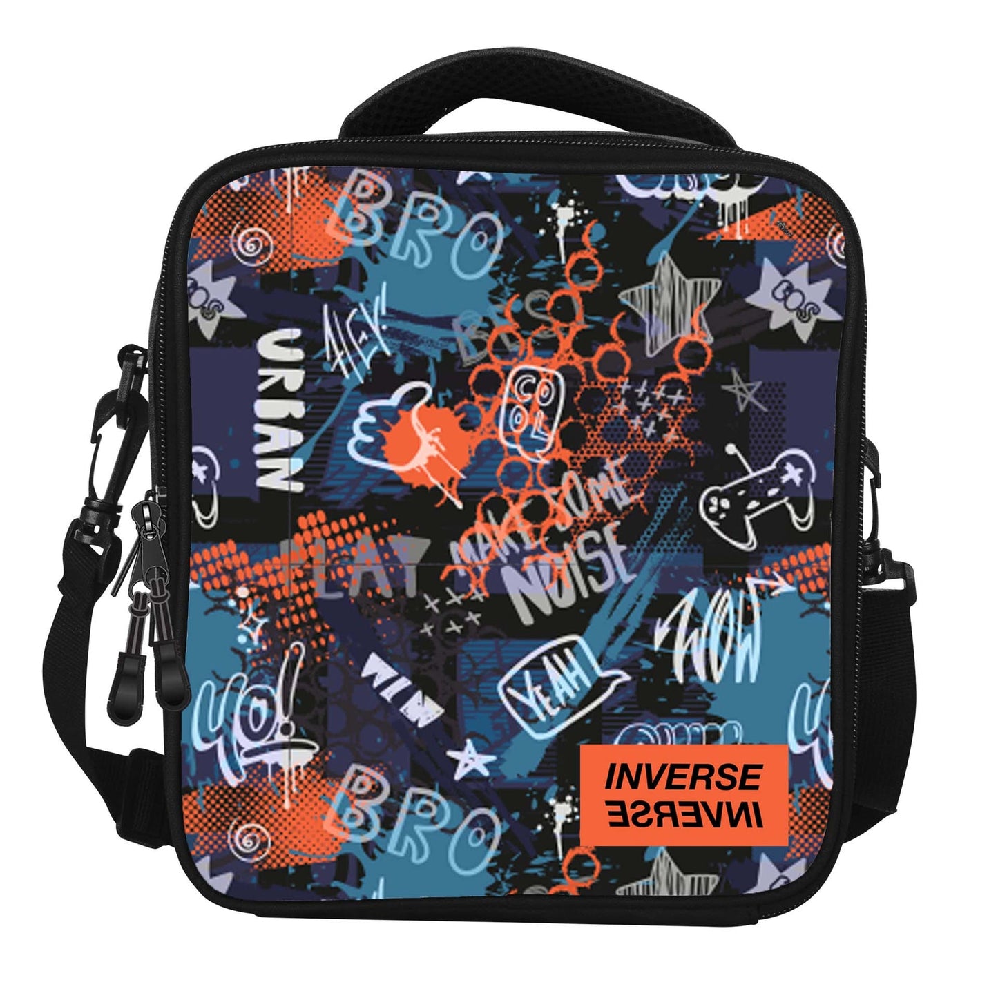 Lunch bag street art cooler bag