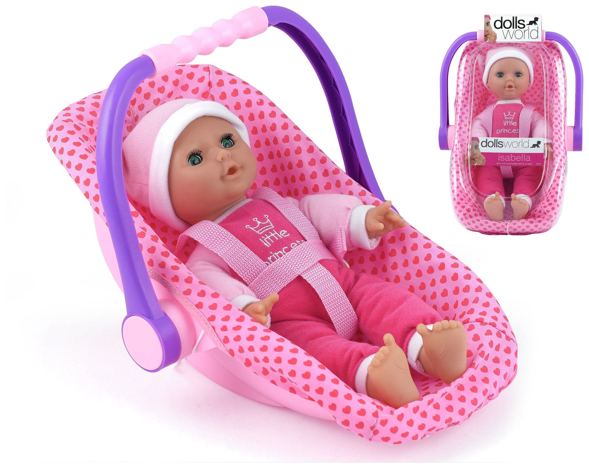 Dolls World Isabella With Cot