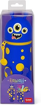 Legami soft 2 in 1 silicone pencil case kawaii Monster