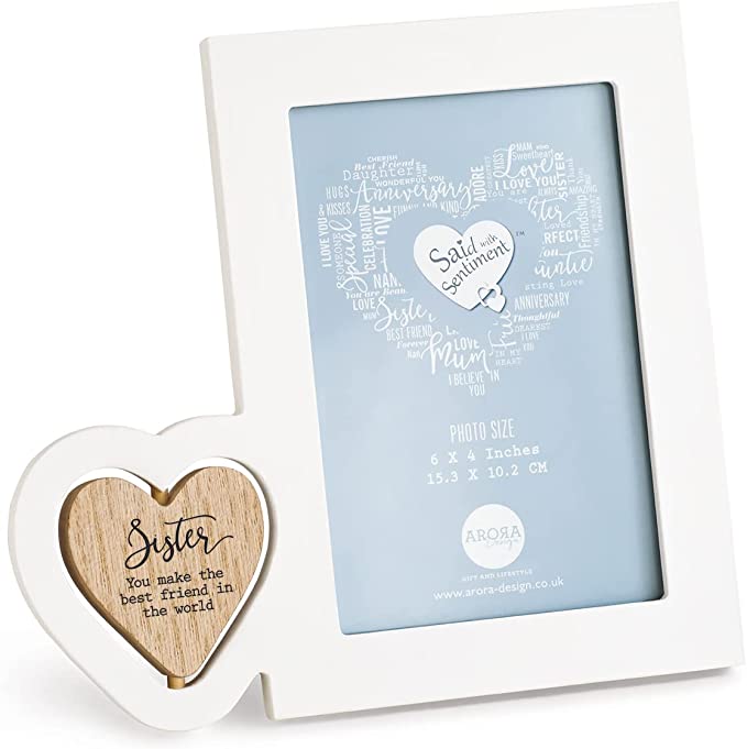 Sentiment Photo Frame - Sister 4X6 Photo