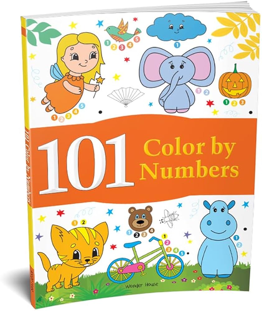 Fun Activity Book - 101 Color By Numbers