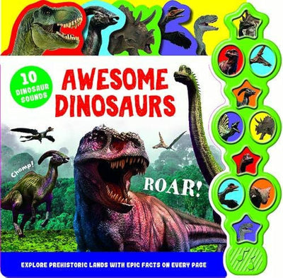 Awesome Dinosaur Board Book - 10 Dinosaur Sounds