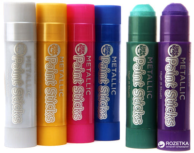 Metallic Paint Sticks X6Pcs - Mess Free Painting