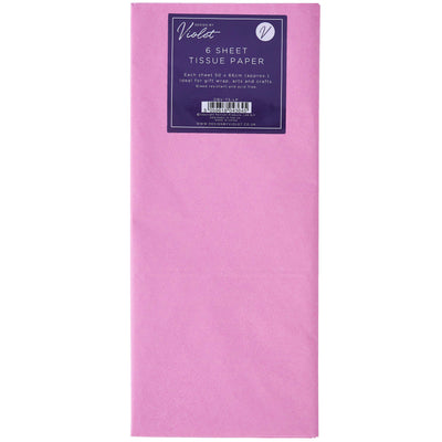 Tissue Paper pink 6 sheets 50 x 66cm