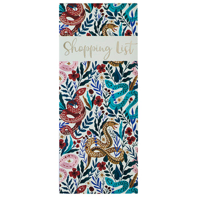 SHOPPING LIST WITH DOUBLE MAGNET - SERPENTINE