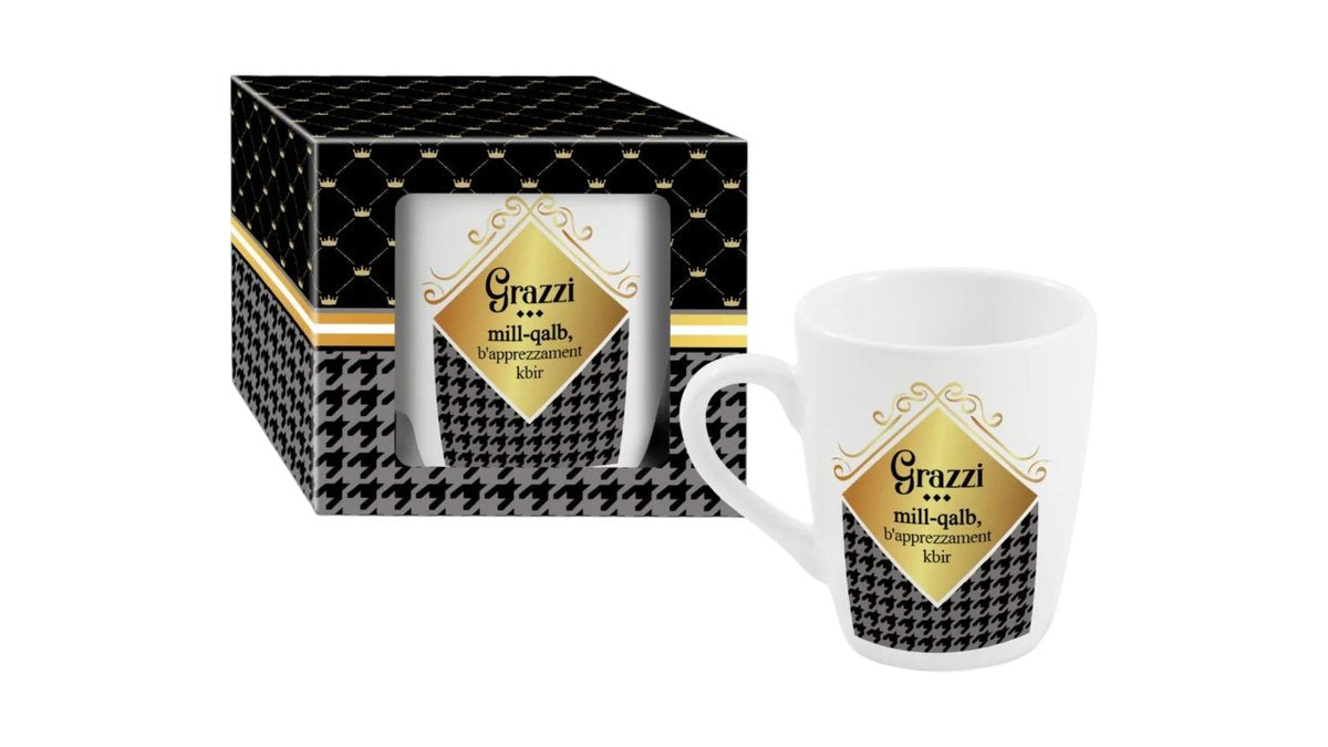 GRAZZI mill-qalb b apprezzament kbir