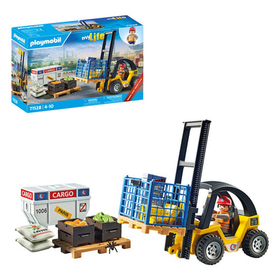 My Life Forklift Truck With Cargo Playset 71528 