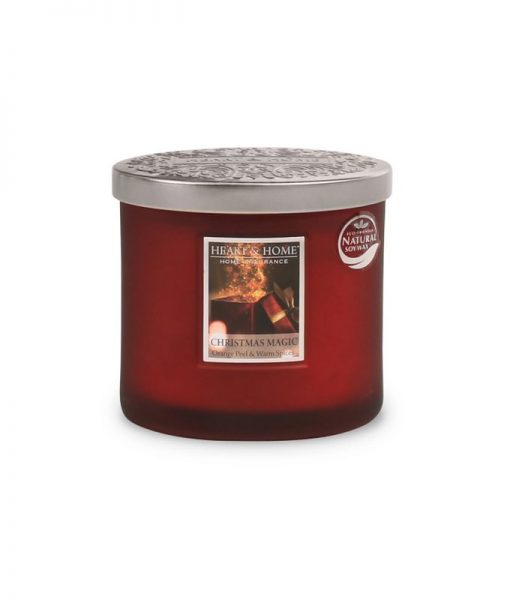 HEART & HOME Double Wick Candle Christmas Magic 220g