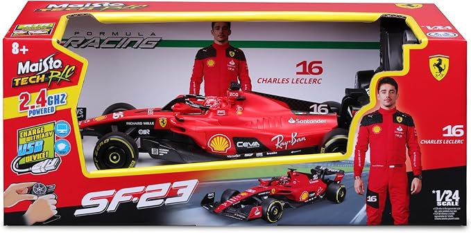 Maisto Tech RC F1 Ferrari SF-23 16 Charles Leclerc 1:24 Scale
