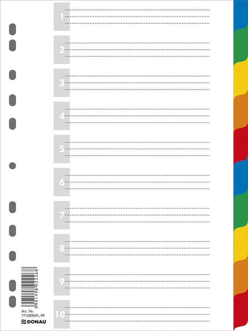 Dividers X10 Plastic