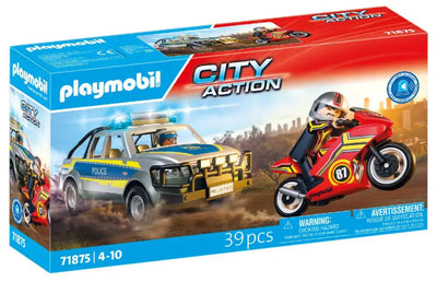 Playmobil City Action Police Chase With Pick-up Truck - 71875