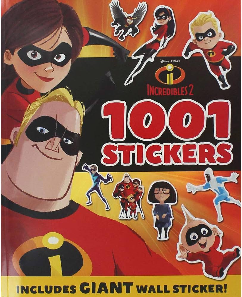 Incredibles 2 - 1001 Stickers