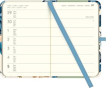 Diary Floral 2026 Book Calendar Pocket Diary