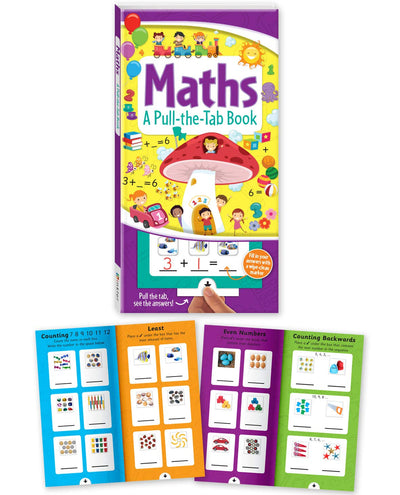 Pull-the-Tab Board Book - Maths