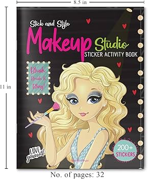 Stick and Style - Makeup Studio (Sticker Activity Book)
