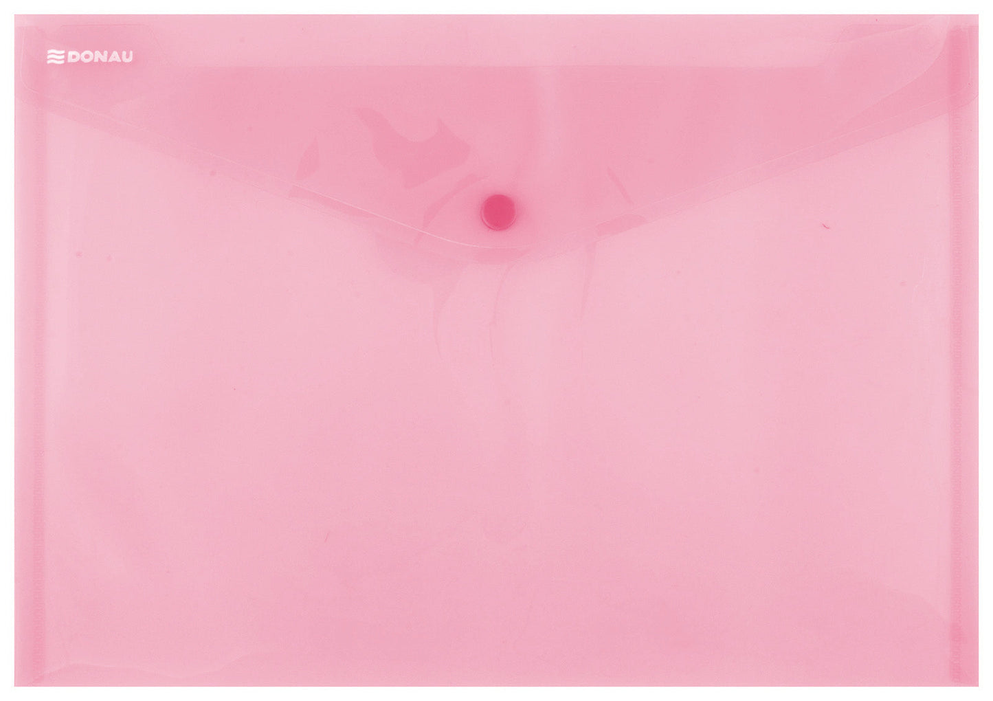 Button A4 Envelope Transparent Red
