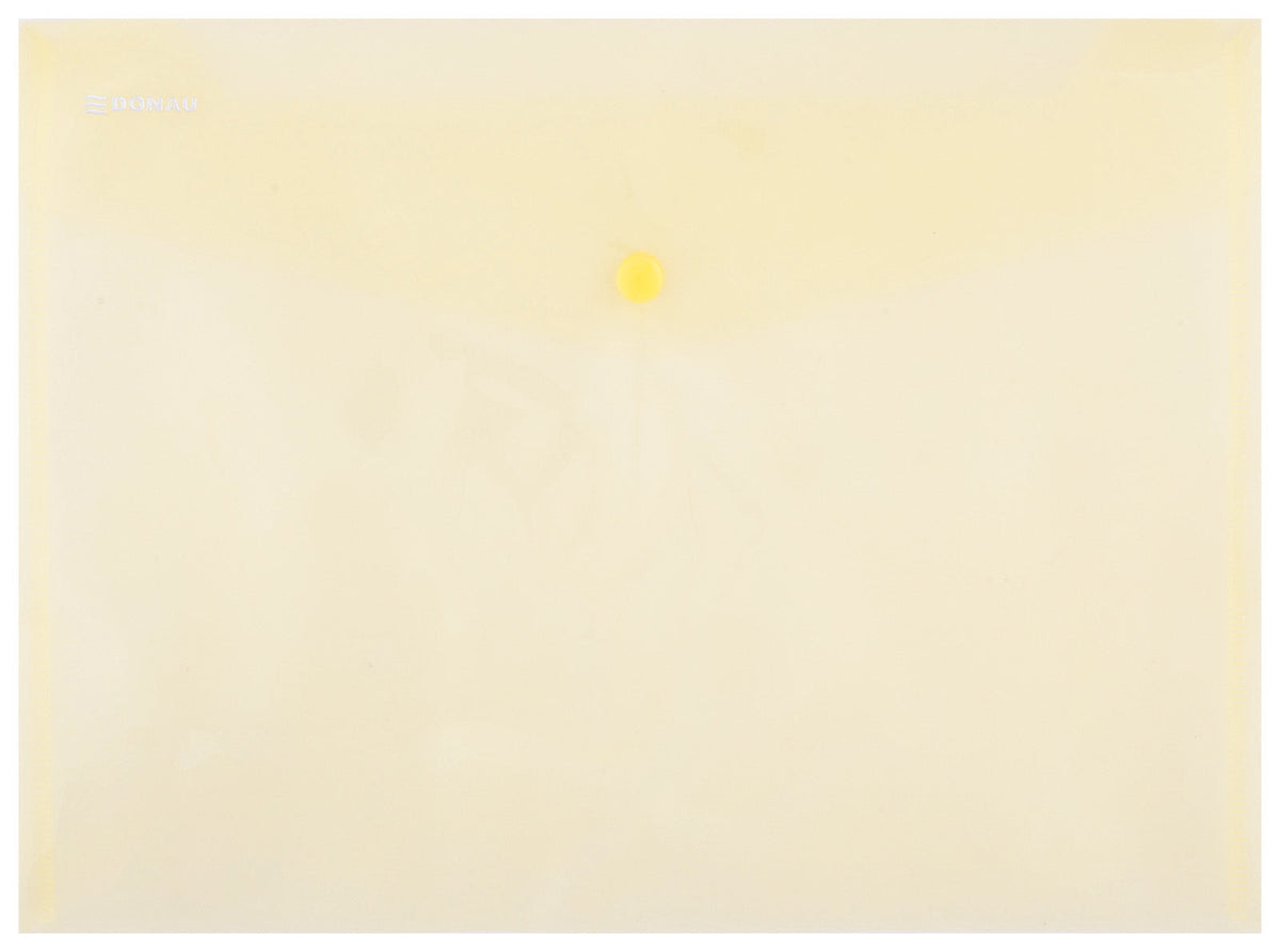 Button A4 Envelope Transparent Yellow