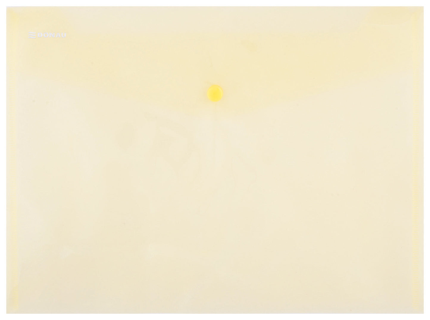 Button A4 Envelope Transparent Yellow