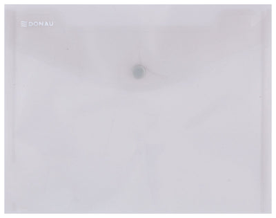 Button A5 Envelope Transparent Black