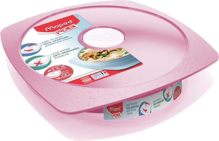 Lunch Plate 900Ml Pink