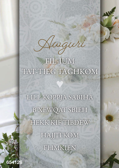 Awguri Fil-Jum Tat-Tieġ Tagħkom