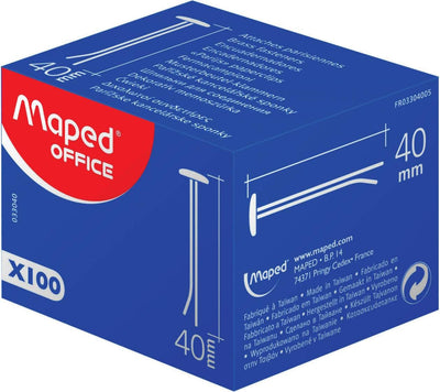 Paper Fasteners X100 40mm