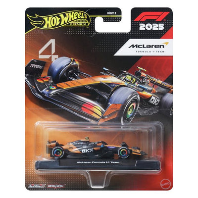Hot Wheels Premium Formula 1 McLaren F1 Team Driver 2 Lando Norris #4 Die-Cast Car