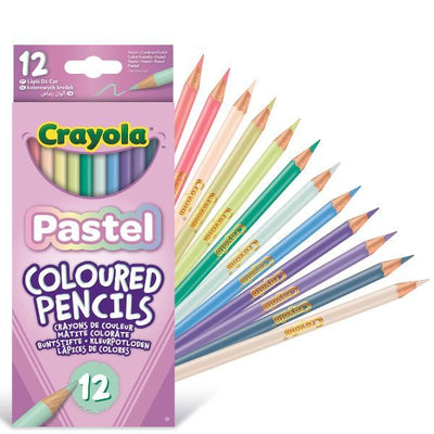 CRAYOLA Pastel Colouring Pencils x12