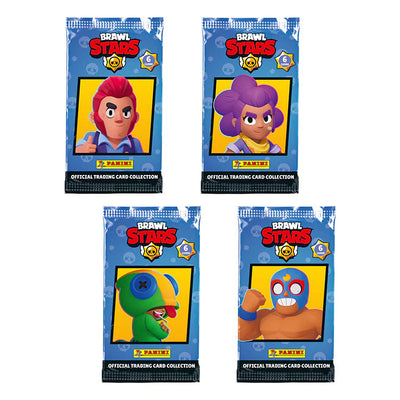 Panini Brawl Stars Trading Cards - 1 pkt x6 cards