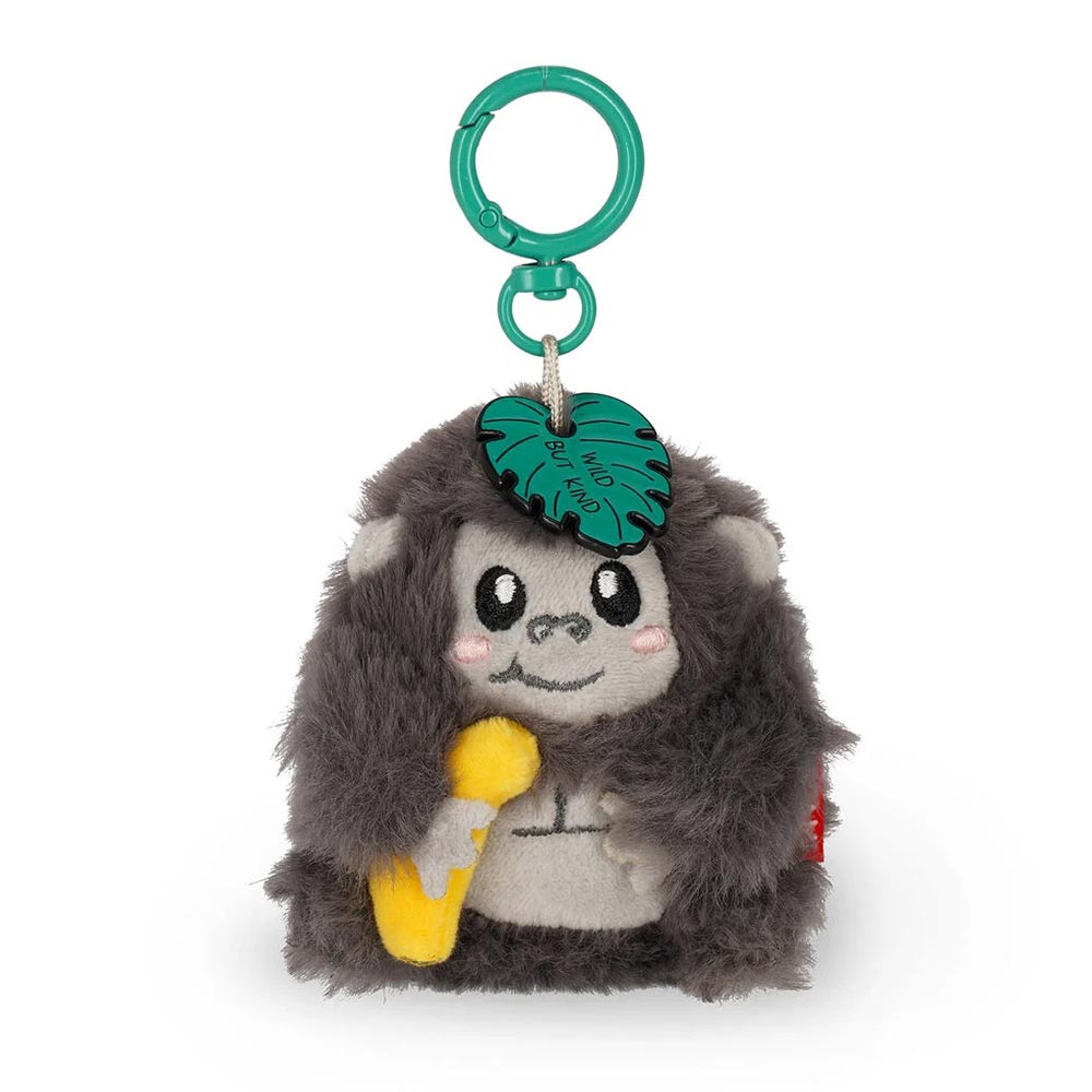 Legami Tiny Super Soft! Gorilla Plush Key Ring - Wild But Kind