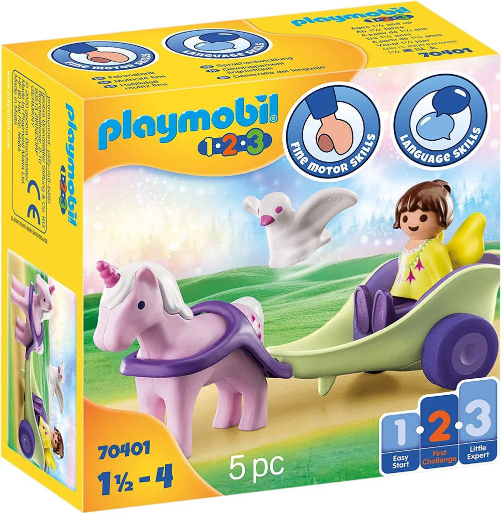 Unicorn Carriage With Fairy 704016