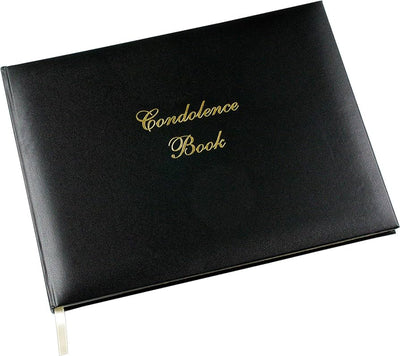 Condolence Book - Hard Back - Blank Pages
