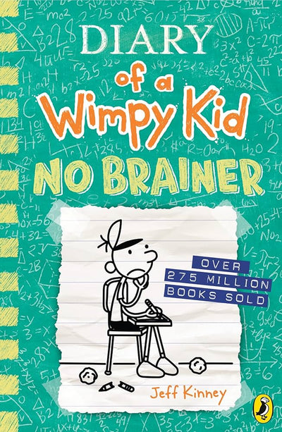 Diary Of A Wimpy Kid - Hardback - No Brainer - Book 18